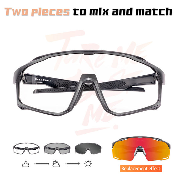 Kapvoe Interchangeable Full & Half Frame Sunglasses