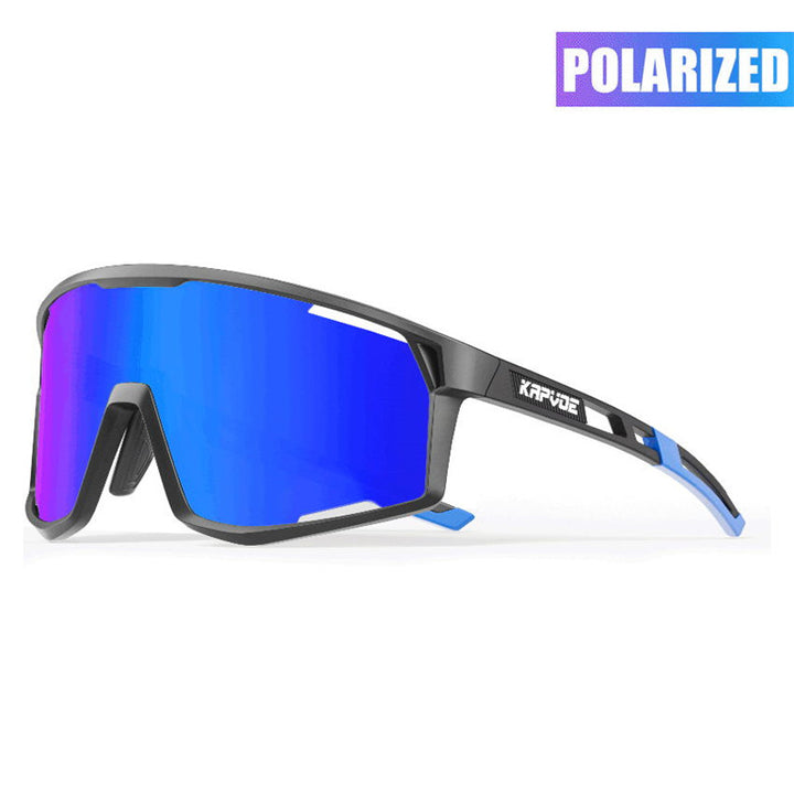 KAPVOE Fahrradbrille Polarisiert – TR90 Rahmen Mit 5 Wechselgläsern – UV400 – Für MTB, Rennen & Outdoor KAPVOE Fahrradbrille Polarisiert – TR90 Rahmen Mit 5 Wechselgläsern – UV400 – Für MTB, Rennen & Outdoor