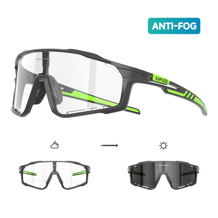 OBJ WATER X ve. チタンフレーム Kapvoe X76 Anti-Fog Photochromic Sunglasses – Kapvoe Sport