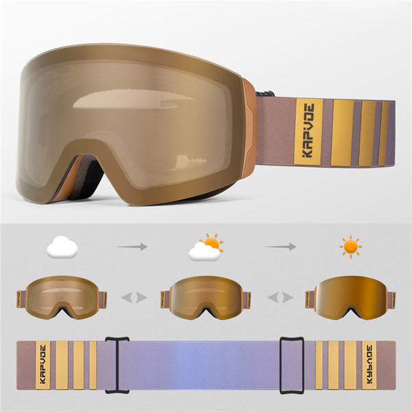 REVO K0718 Photochromic Ski Goggles