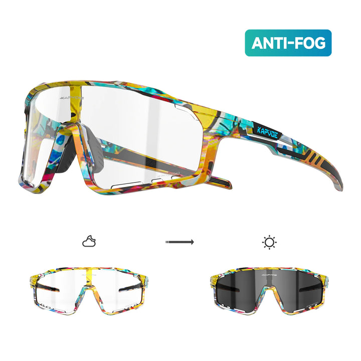 Kapvoe X76 Anti-Fog Photochromic Sunglasses – Kapvoe Sport
