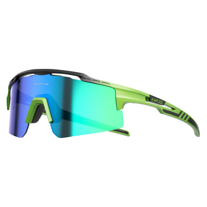 CHEX Ace Cycling Sunglasses With 5 Interchangeable Lenses - Sports Glasses, UV Protection