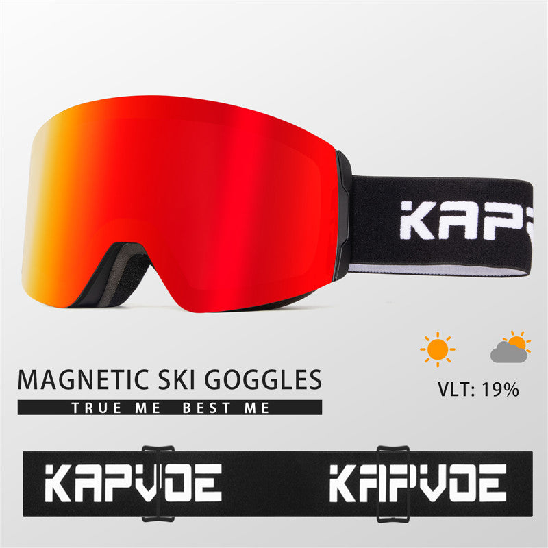 KAPVOE Gafas de Esquí Mujer hombre Gafas de Snowboard 100