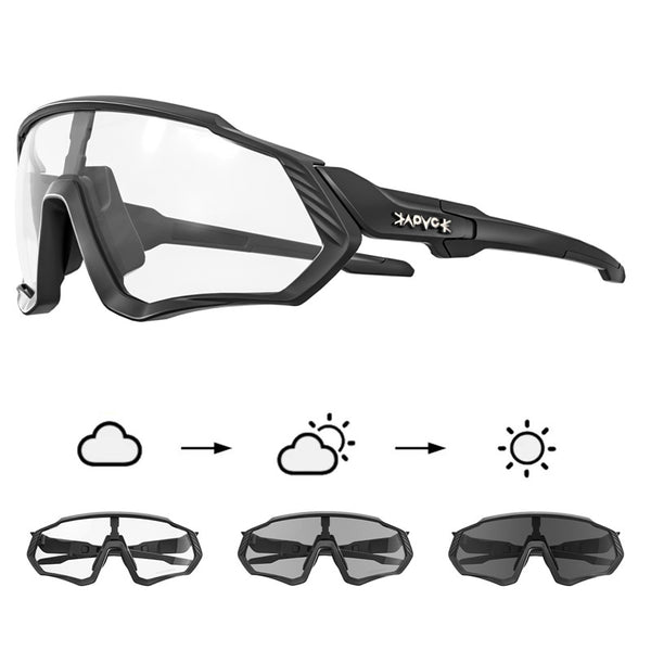 KE9408 Gafas de sol de ciclismo fotocromáticas con 2 lentes o 5 lentes