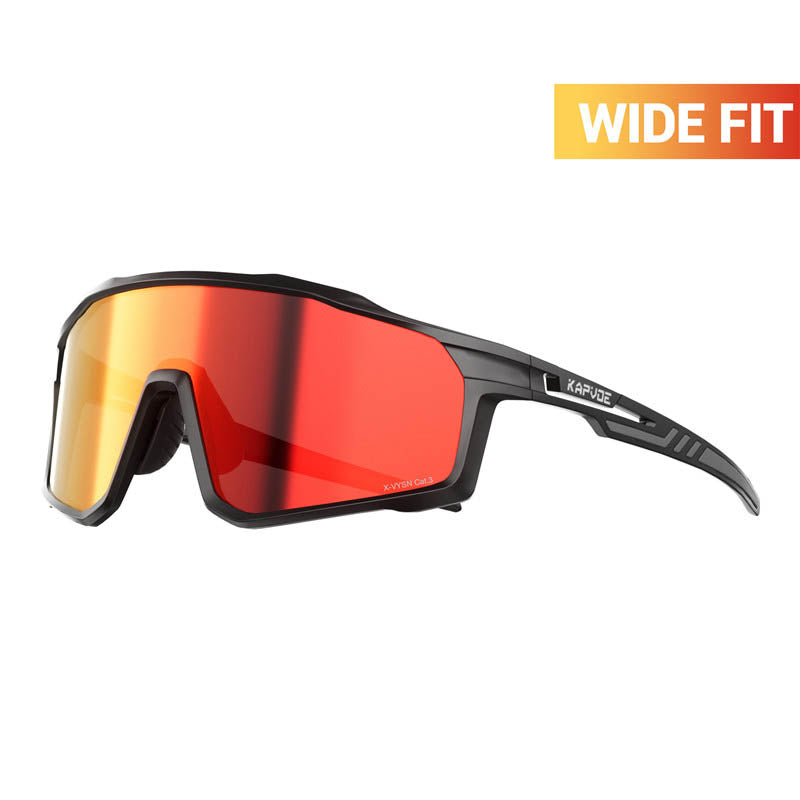 Kapvoe X76 Wide Fit Sports Sunglasses 160mm Cycling UV400 – Kapvoe