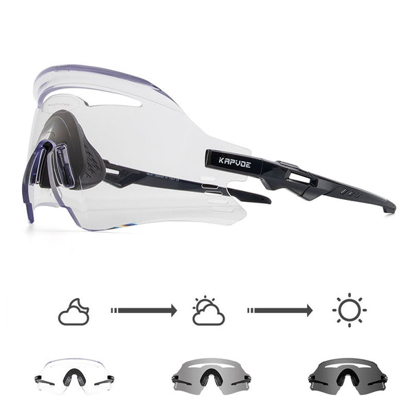 Kapvoe X1 Photochromic Sports Sunglasses