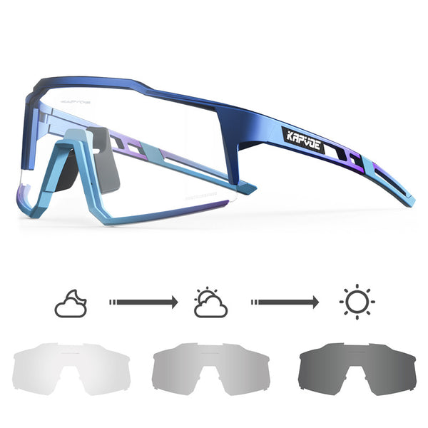 KE9022 Gafas de sol de ciclismo fotocromáticas para hombres y mujeres