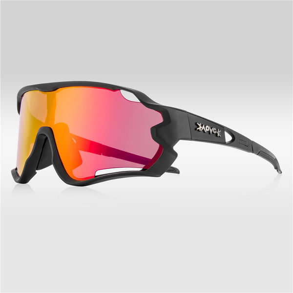 KEBR Cycling Sunglasses With Multiple Interchangeable Lenses