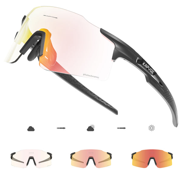 REVO Kapvoe X27 occhiali da sole fotocromatici senza montatura